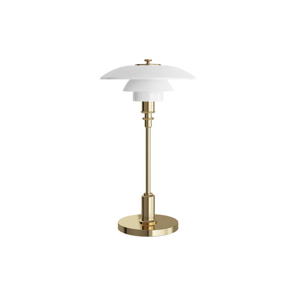 PH 2/1 Portable Table Lamp, brass, Louis Poulsen