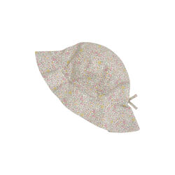 Summer Hat in Liberty Fabric, double cream, HUTTEliHUT
