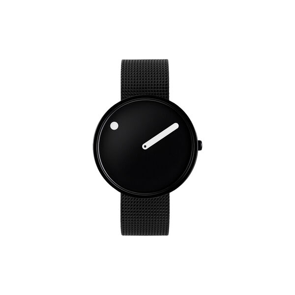 PICTO Wrist Watch, black/black/matt black, Picto