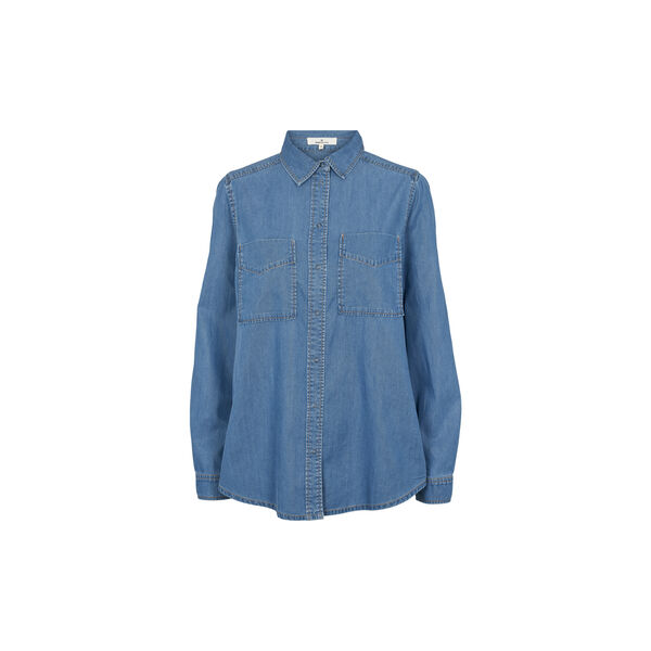 Bine Shirt, light blue, Basic Apparel