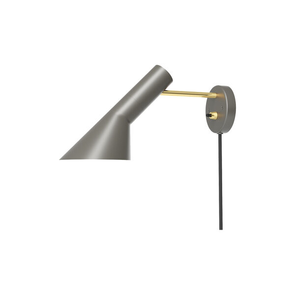 AJ Wall Lamp, brass/warm grey, Louis Poulsen