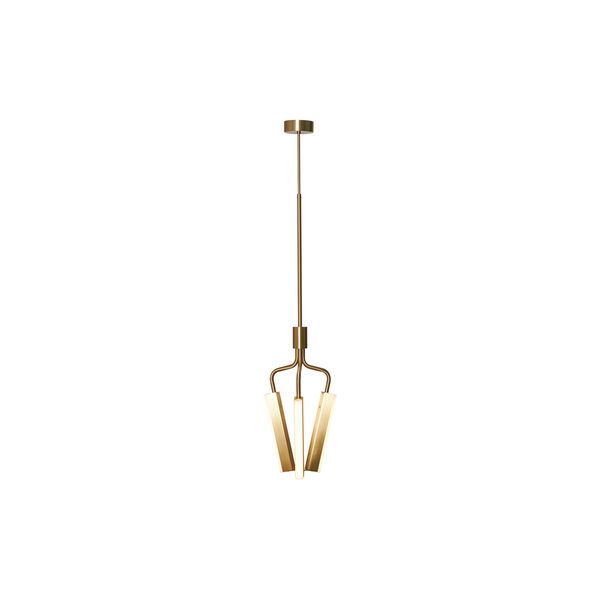 Angel 3 300 Chandelier, brass, Rubn