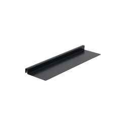 Hopper Shelf, charcoal, Pedestal