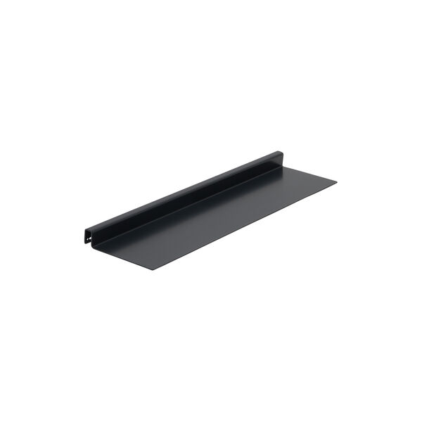 Hopper Shelf, charcoal, Pedestal