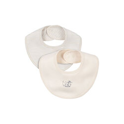 Fio Stripe 2-pack Bibs, blue mix, Konges Sløjd