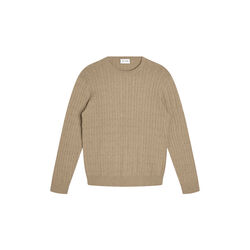 Cotoncash Zopfmuster &ndash; Iq, light camel, SAND Copenhagen