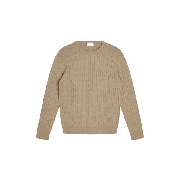 Cotoncash Zopfmuster &ndash; Iq, light camel, SAND Copenhagen