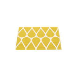 Otis Plastic Rug, mustard/vanilla, Pappelina