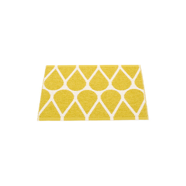 Otis Plastic Rug, mustard/vanilla Otis Plastic Rug, mustard/vanilla, Pappelina