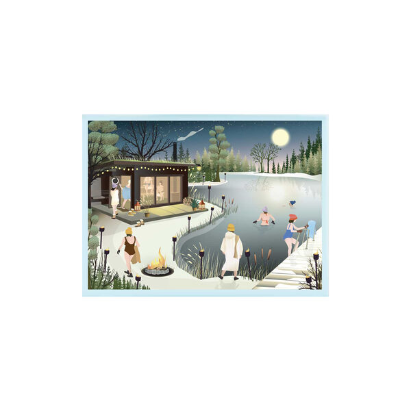 Sauna am See Puzzle 1000 Teile, ViSSEVASSE