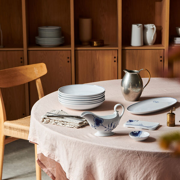 Blaue gerippte Mega-Schale 9 cl, Royal Copenhagen