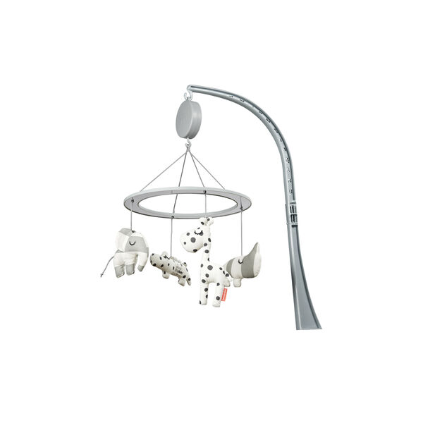 Schläfriges Musikspiegeluhr, grau, Done by Deer