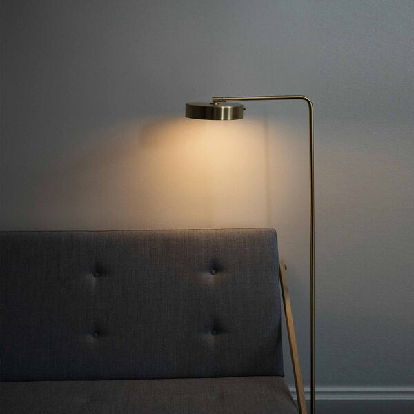 James Floor Lamp, brass, Rubn