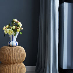 Signaturvase 20 cm, blau, K&auml;hler