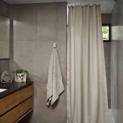Lux Shower Curtain, soft grey, Zone Denmark