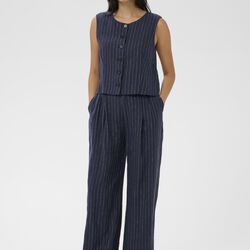 AliyaPW Trousers, blue nights pinstripe, Part Two