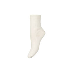 Helga Crochet Sock, white, Becksöndergaard