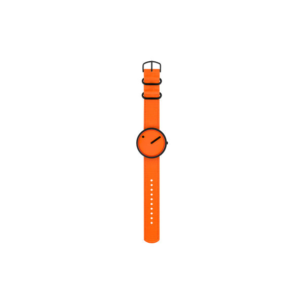 PICTO Wrist Watch, signal orange/matt black/signal orange, PICTO
