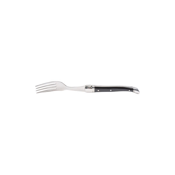 Steakgabel, black horn Steakgabel, black horn, Laguiole Tradition