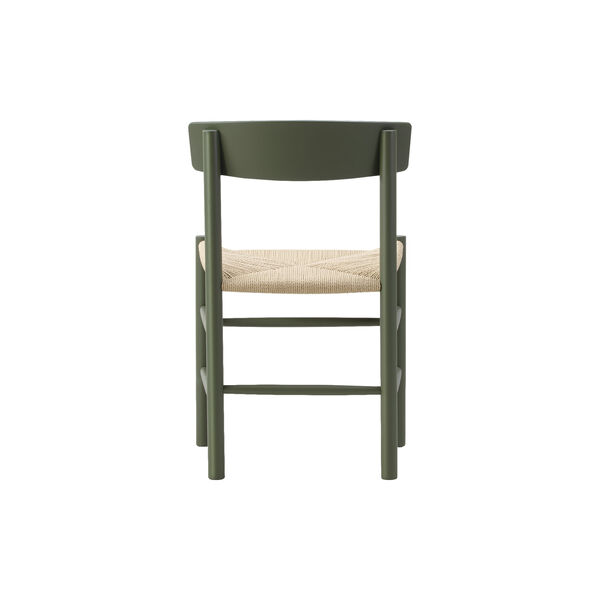 J39 Mogensen Stuhl, khaki green/natur, Fredericia Furniture