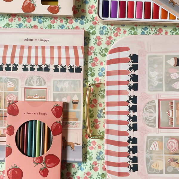 Kleines K&uuml;nstler-Set, pink, Konges Sl&oslash;jd