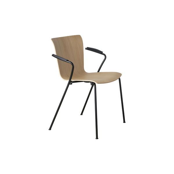 Vico Duo&trade; VM111 Esszimmerstuhl, lackierte Eiche/black, Fritz Hansen
