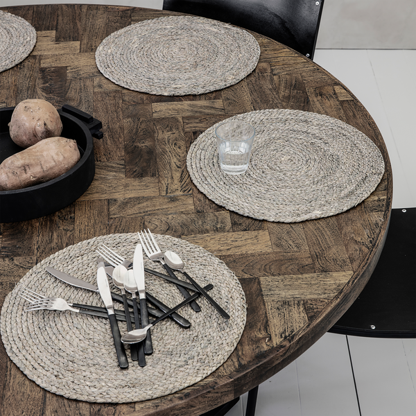 HDCircle Serviette 4 St&uuml;ck, hellgrau, House Doctor