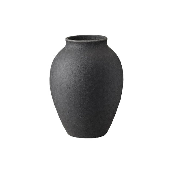 Knabstrup Vase, schwarz, Knabstrup Keramik