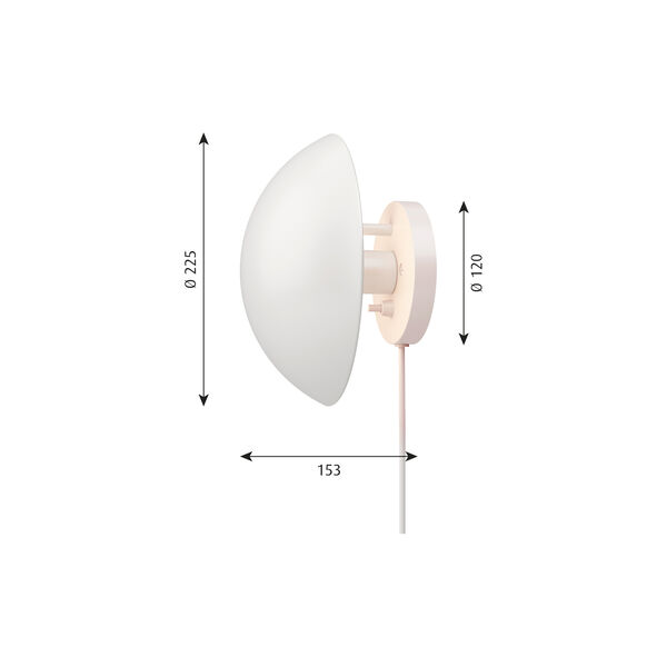 PH Hat Wandleuchte, Louis Poulsen