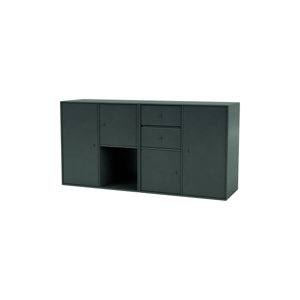 COUPLE Sideboard, 163 black jade, Montana Furniture