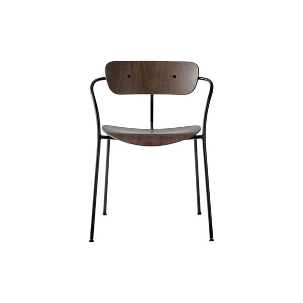 Pavilion AV2 Chair, walnut/black Pavilion AV2 Chair, walnut/black, &Tradition