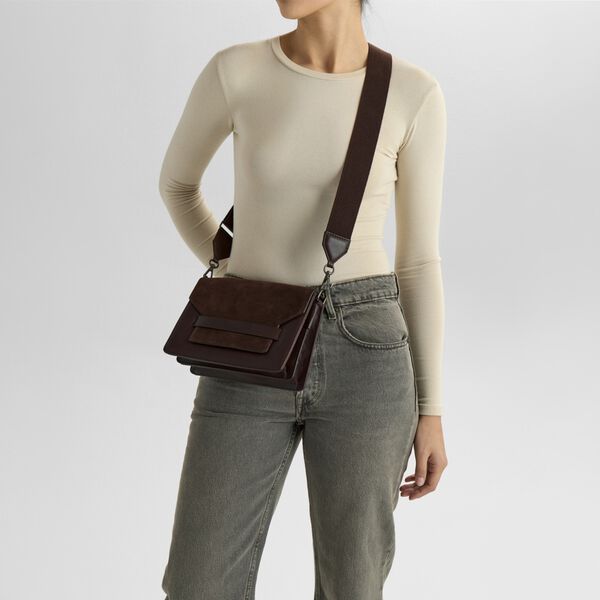 ArabellaMBG Crossb. Bag Ant.M, dark brown, Markberg