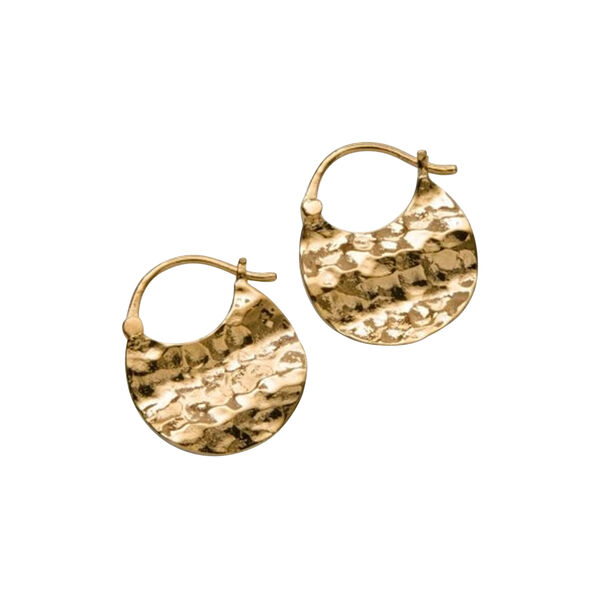 Halo&nbsp;Earrings small, gold plated, Pernille Corydon Jewellery