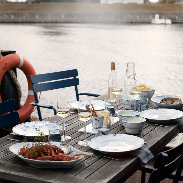 Elements Blau Teller, 28 cm, Royal Copenhagen