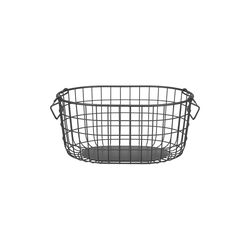 KAGO Storage basket Round M, anthracite, Blomus