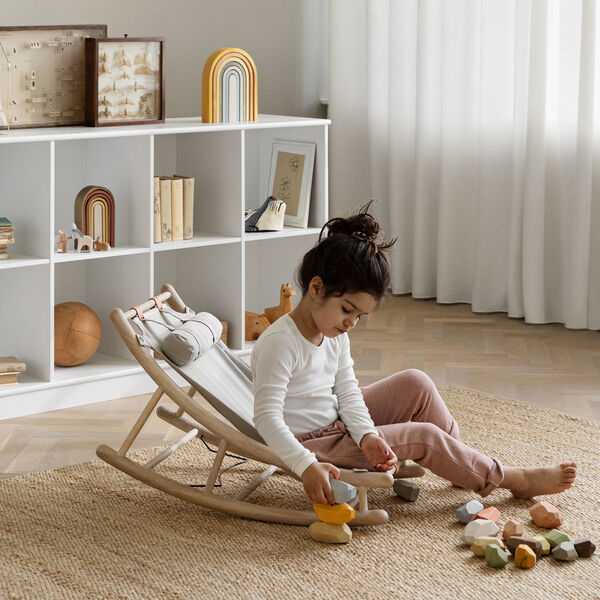 Wood Toddler Rocker, oak/nature, Oliver Furniture