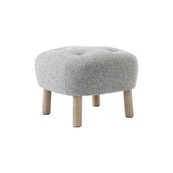 Little Petra VB1 Lounge Chair & Pouf ATD1, Hallingdal 0130/oiled oak, &Tradition