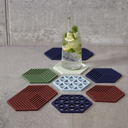 Triangles Trivet, blue, Zone Denmark