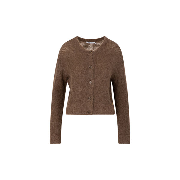 Strickjacke aus Alpaka, mocca mousse, Coster Copenhagen