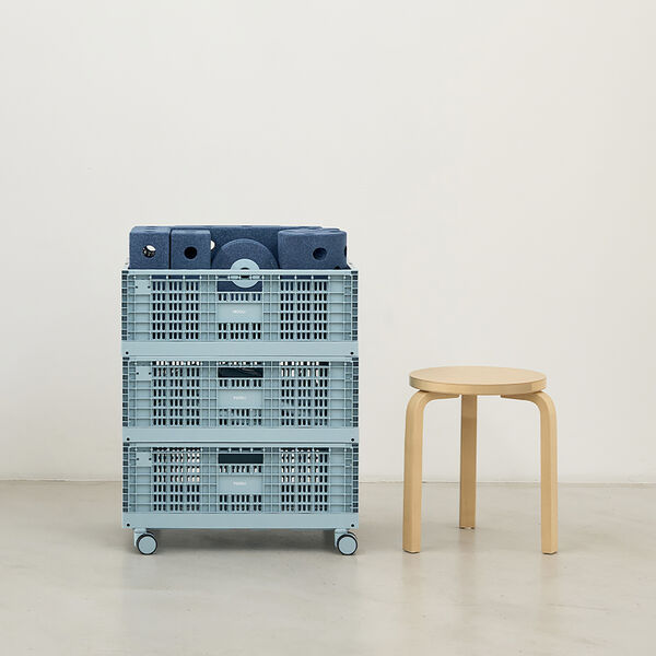 Storage Crate, sky blue, MODU