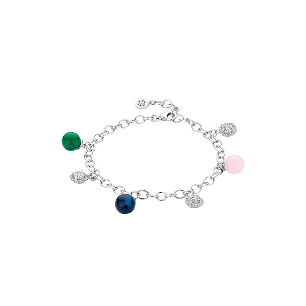 MAXINE bracelet, silver/multi, Spirit Icons