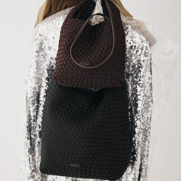 Schulter B mit Tages-Flechtung, chocolate plum, DAY ET