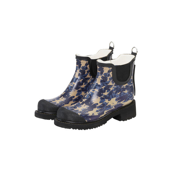 Short Rubber Boot | Beige Butterfly | Gummistiefel, Ilse Jacobsen Hornb&aelig;k