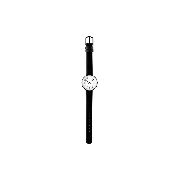 Station Wrist Watch, white/black/black Station Wrist Watch, white/black/black, Arne Jacobsen Watches