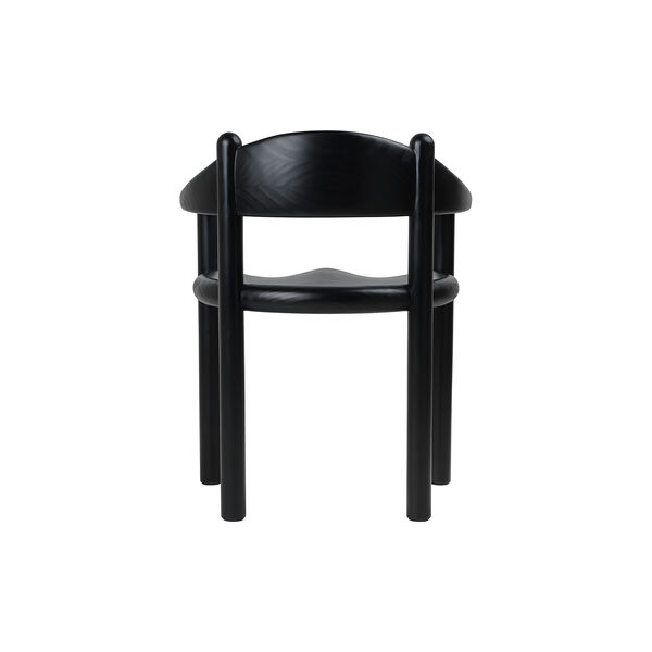 Daumiller Esszimmer-Armlehnstuhl, braun/schwarze Kiefer, GUBI