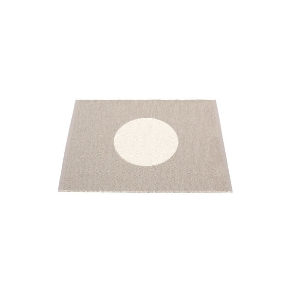 Vera Plastic Rug, mud/vanilla Vera Plastic Rug, mud/vanilla, Pappelina