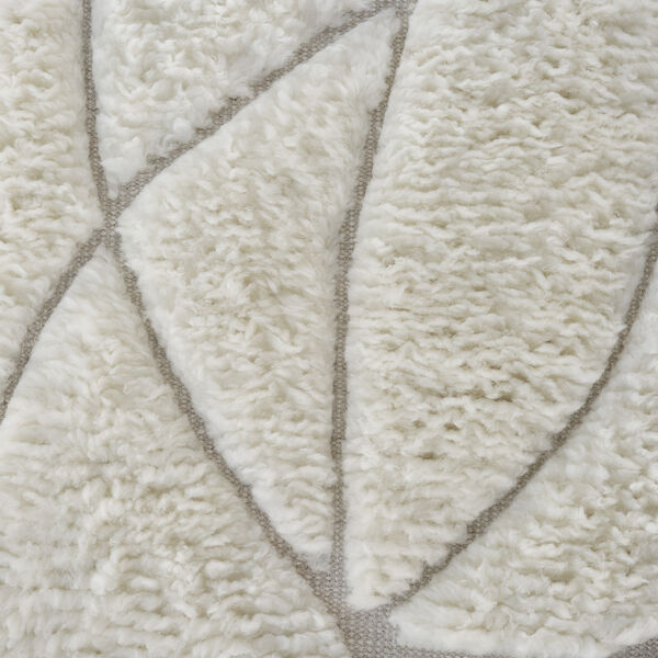 Lineal Sweep Rug, white, Linie Design