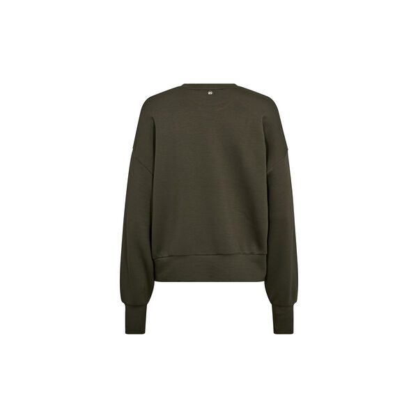 MMCelli O-LS Sweatshirt, olive night, MOS MOSH