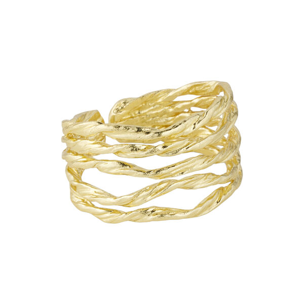 Willow 5-rings, gold plated, Pure by Nat