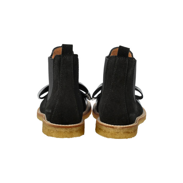 Chelsea-Stiefel, schwarz/schwarzer Elastikeinsatz, ANGULUS